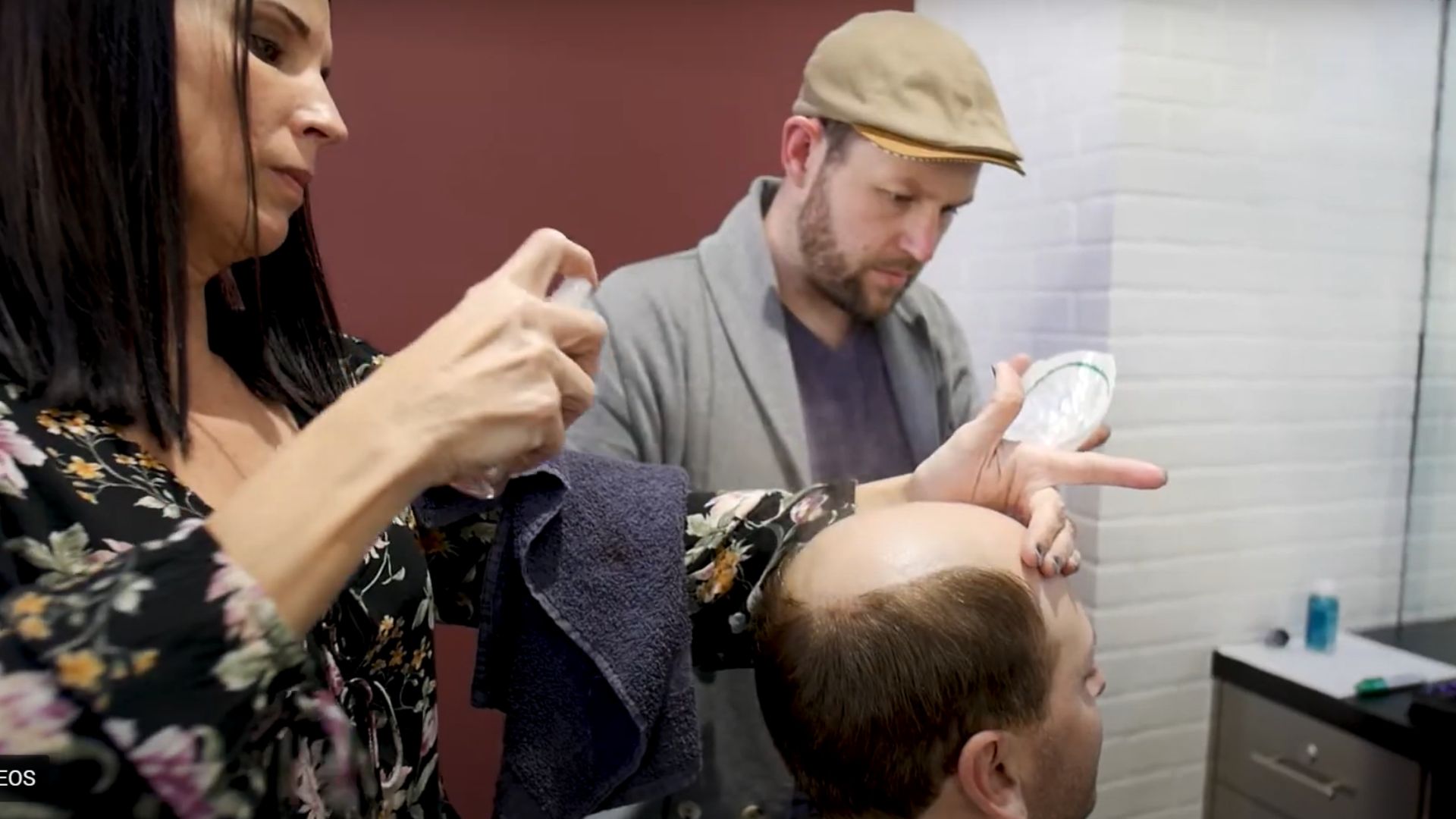 people in hair class