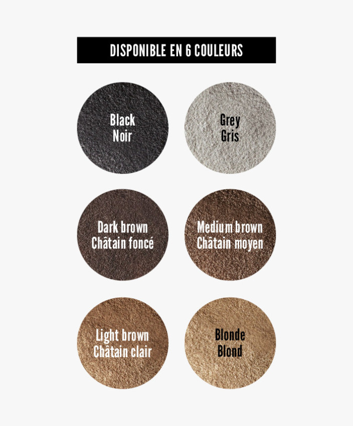 hairskeen fibers color option